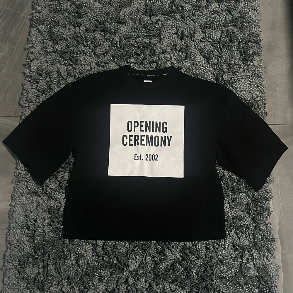 Opening Ceremony Black Graphic T-Shirt